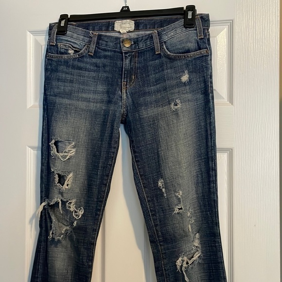 Current/Elliot women’s first love destroy skinny jeans size 28 - Picture 1 of 14